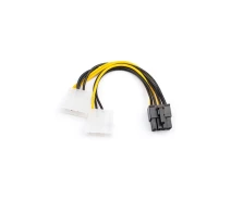 Купить - адаптер и кабель  Кабель питания для видеокарты 8pin Male to 2xMolex Female S0107