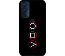 Купить - чехол для смартфона  Силиконовый чехол SMTT для Motorola Edge 20 с картинкой Игра в кальмара Логотип