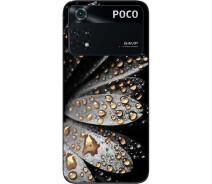 Купить - чехол для смартфона  Силиконовый чехол SMTT для Xiaomi Poco M4 Pro 4G с картинкой Цветок