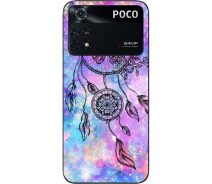 Купить - чехол для смартфона  Силиконовый чехол бампер SMTT для Xiaomi Poco M4 Pro 4G с картинко Ловец снов