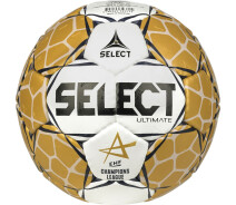 Купить - мячик  Гандбольный мяч Select Ultimate EHF Champions League v23 бело-золотой Размер 2 161185-715