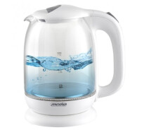 Купить - электрочайник  Чайник электрический стеклянный 1.7 л Mesko MS 1302w White (iz14566)