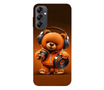 Купить - чехол для смартфона  TPU чехол медвежонок меломан 2 (bear listening music) для Samsung Galaxy A14 5G