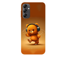 Купить - чехол для смартфона  TPU чехол медвежонок меломан 3 (bear listening music) для Samsung Galaxy A14 5G
