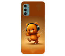 Купить - чехол для смартфона  TPU чехол медвежонок меломан 3 (bear listening music) для Motorola Moto G60