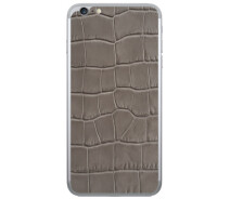 Купить - чехол для смартфона  Кожаная наклейка Glueskin для iPhone 6/6s Plus - Space Gray Croco