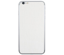 Купить - чехол для смартфона  Кожаная наклейка Glueskin для iPhone 6/6s Plus - White Alligator