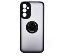 Купить - чехол для смартфона  Чехол-накладка TPU Color Matte Ring для Samsung Galaxy A14/A14 5G черно-red
