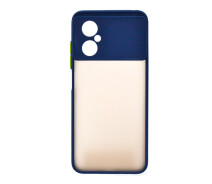 Купить - чехол для смартфона  Чехол-накладка TPU Color Matte Case для Xiaomi Poco M4 5G blue
