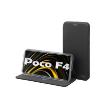 Купить - чехол для смартфона  Чехол-книга BeCover Exclusive для Poco F4 Black (709020)
