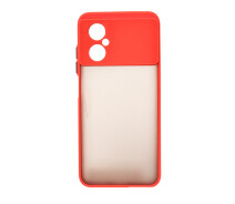 Купить - чехол для смартфона  Чехол-накладка TPU Color Matte Case для Xiaomi Poco M4 5G red