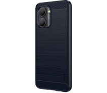 Купить - чехол для смартфона  Силиконовый (TPU) чехол MOFI Carbon Fiber для Realme C30s / C33 - Blue