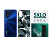 Купить - защитную пленку для смартфона  Защитная пленка SKLO Back (тыл) Camo для Realme 7 (61641)