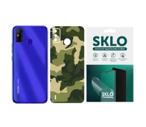 Купить - защитную пленку для смартфона  Защитная пленка SKLO Back (тыл) Camo для TECNO Camon 16 SE (62376)