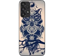 Купить - чехол для смартфона  Бампер силиконовый SMTT для Samsung A33 5G Galaxy A336B с рисунком Филин