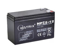 Купить - источник бесперебойного питания  Батарея для ИБП Matrix 12V 7.5AH (NP7.5_12). 48158