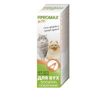 Купить - средство по уходу за животными  Лосьон-спрей Fipromax (Фипромакс) БИО для гигиенического ухода за ушами кошек и собак 30 мл (15018) (1796347429)