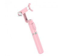 Купить - монопод для селфи  Селфи-монопод HOCO Wireless Tripod K11 Bluetooth 68см pink