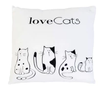 Купить - подушку  Подушка "Love cats" Tigres ПД-0169 Разноцветный (4823061517715)