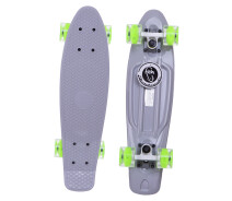 Купить - скейтборд  Скейтборд Пенни Penny Led Wheels Fish SK-405 Серо-салатовый (60508284)
