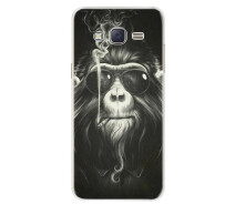 Купить - чехол для смартфона  Чехол Print для Samsung J3 2016 / J320 / J300 силиконовый бампер Monkey
