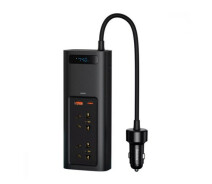 Купить - автомобильный инвертор  Автомобильный преобразователь Baseus In-car Inverter 150W (220V CN/EU) Black CRNBQ-A01
