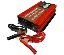 Купить - автомобильный инвертор  Инвертор напряжения AC/DC 12 220V 3000W Преобразователь напряжения (000019674)