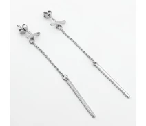 Купить - серебряную серьгу  Серьги из серебра (1774895)