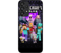 Купить - чехол для смартфона  Силиконовый чехол SMTT для Samsung A33 5G Galaxy A336B с картинкой Майнкрафт