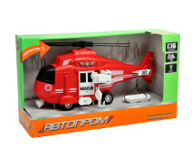 Купить - радиоуправляемую игрушку  Вертолет Автопром "Rescue" с ношами 057 (067643)