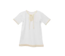 Купить - крестильный набор  Крестильная рубаха Minikin 1756 62 молочний