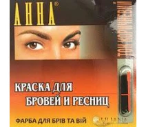 Купить - краску для бровей и ресниц  Краска Декор для бровей и ресниц АННА коричневая (1254292476)