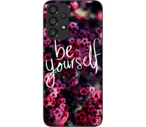 Купить - чехол для смартфона  Силиконовый чехол SMTT для Samsung A33 5G Galaxy A336B с картинкой Будь собой