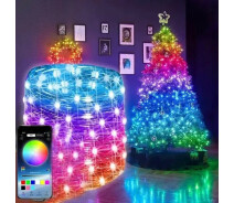 Купить - гирлянду  Умная гирлянда Smart РОСА 100led 10м USB+BlueTooth+управление смартфоном RGB (SZ-19071-88)