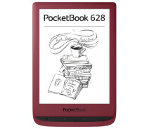 Купить - электронную книгу  Электронная книга Pocketbook 628 Touch Lux5 Ink RubyRed (PB628-R-WW)