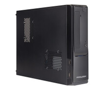 Купить - корпус для ПК  Корпус Prologix E100 Slim 400W 8cm, 2хUSB2.0, Black