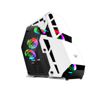Купить - корпус для ПК  Корпус 1stPlayer ZX7-4F2-W-WH White без БП