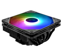 Купить - систему охлаждения  Кулер процессорный ID-Cooling IS-55 ARGB, Intel: 1700/1200/1151/1150/1155/1156, AMD: AM5/AM4, 120х120х55 мм, 4-pin PWM