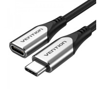 Купить - адаптер и кабель  Удлинитель Vention USB-C - USB-C, 1 m, Grey (TABHF)