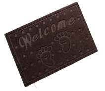 Купить - ковер и коврик  Коврик придверный Stenson N01580 Welcome 38x58см коричневый