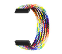 Купить - аксессуар к смарт-чсасам  Плетеный ремешок 22мм для Amazfit GTR 47mm/GTR 2/GTR 2e/GTR 3/GTR 3 pro solo loop S (135 mm), Радужный (1675222475)