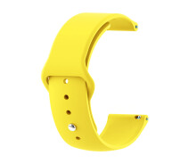 Купить - аксессуар к смарт-чсасам  Ремешок для Amazfit GTS/GTS 2/GTS 2 mini/GTS 3/GTS 4 mini силиконовый Желтый (1622931335)