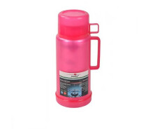 Купить - термоса  Термос со стеклянной колбой и ручкой Stenson MT-0245 1л pink