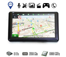 Купить - GPS-навигатор  Автомобильный навигатор GPS Terra TG-7004BT с Bluetooth и сенсорным емкостным экраном 7 дюймов 256mb/8gb, IGO PRIMO, NAVITEL Черный