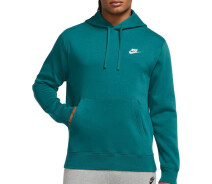 Купить - мужскую толстовку  Толстовка Nike CLUB HOODIE PO BB бирюзовая BV2654-381 Размер L (BV2654-381_L)