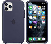 Купить - чехол для смартфона  Чехол противоударный силиконовый Silicone Case MWYW2ZM/A для Apple Iphone 11 Pro Max (6.5") Midnight Blue