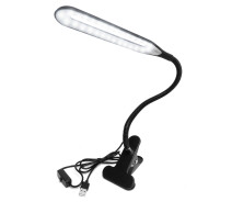 Купить - настольную лампу  Гибкая лампа LED с креплением прищепкой UFT Lamp 1 Black