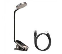 Купить - настольную лампу  Лампа на прищепке портативная Baseus Comfort Reading Mini Clip Lamp 4.5W 350 mAh Grey