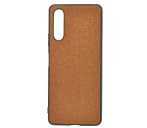 Купить - чехол для смартфона  Чехол накладка New Textile leather Case для Sony Xperia 10 V brown