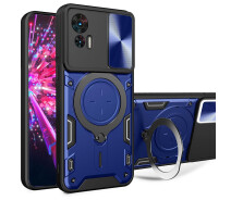 Купить - чехол для смартфона  Чехол накладка Omeve Magnetic Ring для Motorola Edge 30 Neo blue